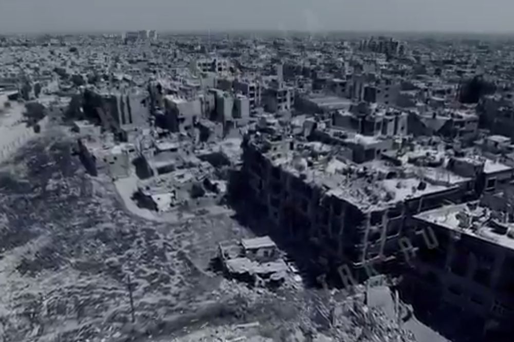 (VIDEO) SABLASNA PUSTOŠ: Ruski dron snimio razrušenu Siriju
