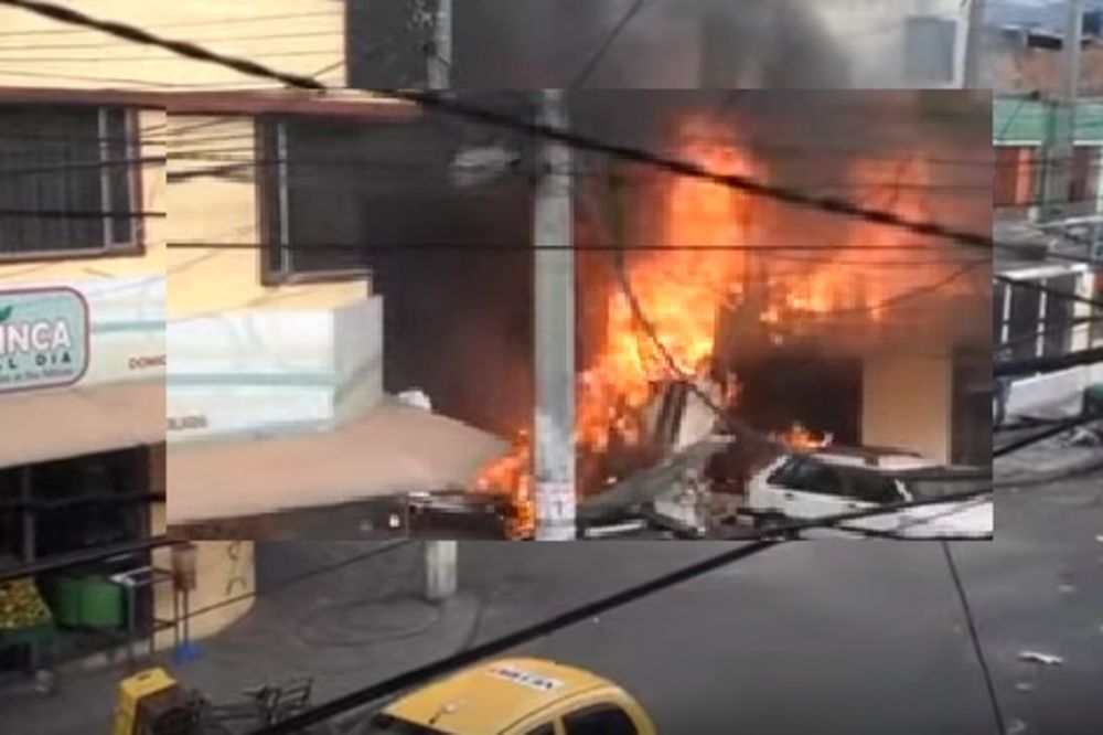 NESREĆA U BOGOTI: Avion se srušio na stambenu oblast, najmanje petoro poginulo