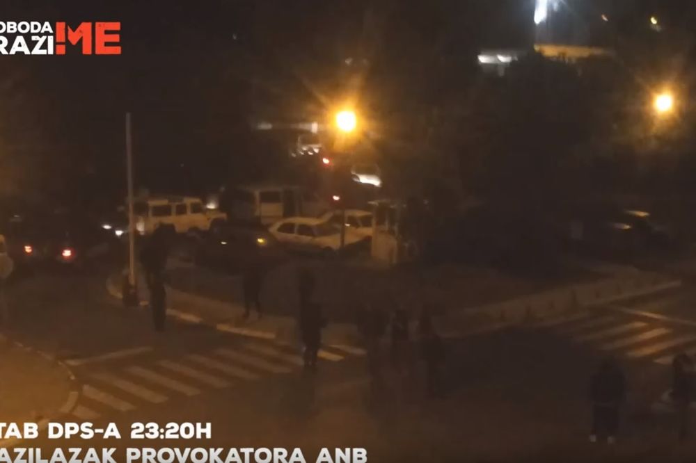 (VIDEO) BATINAŠI SE RAZILAZE: Provokatori razbili proteste u Podgorici, pa stigli džipovima u DPS