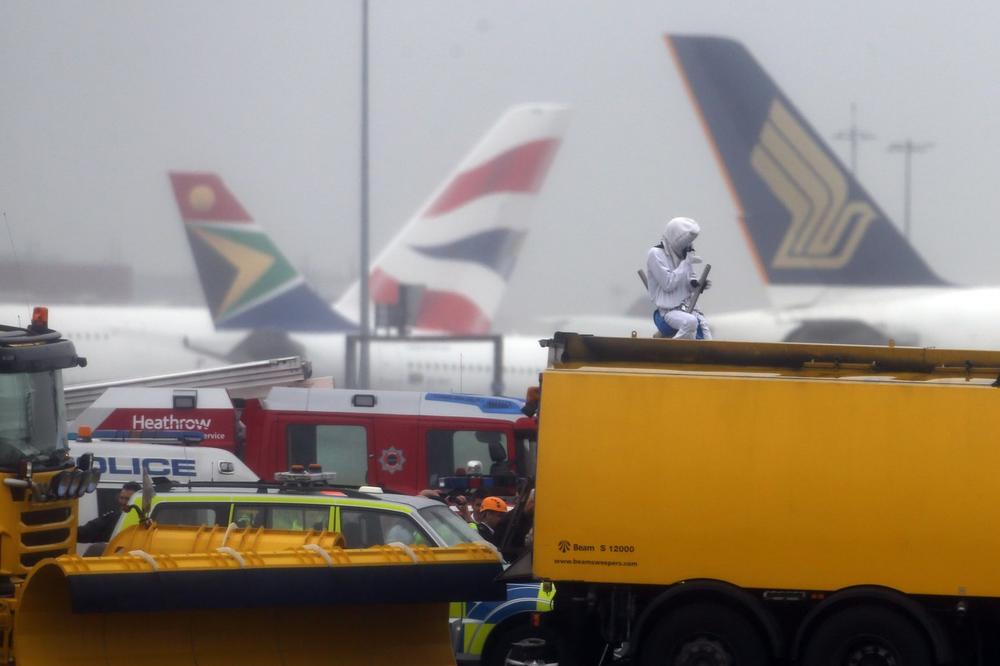 MAGLA DVA DANA STOPIRA AVIONE: U Londonu otkazano 45 letova