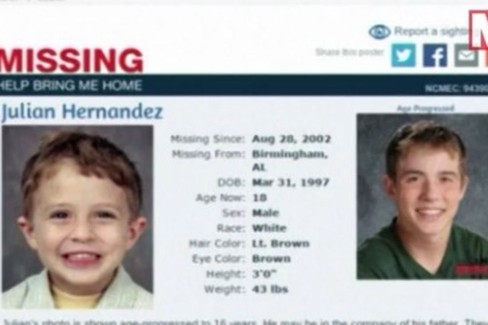 MAJKA NIKAD NIJE PRESTALA DA GA TRAŽI: Nestali dečak pronađen živ posle 13 godina!