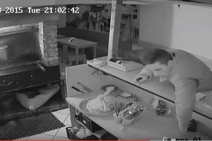 (FOTO, VIDEO) DA LI ZNATE OVOG ČOVEKA: Pogledajte kako je ukrao pazar iz ćevabdžinice!