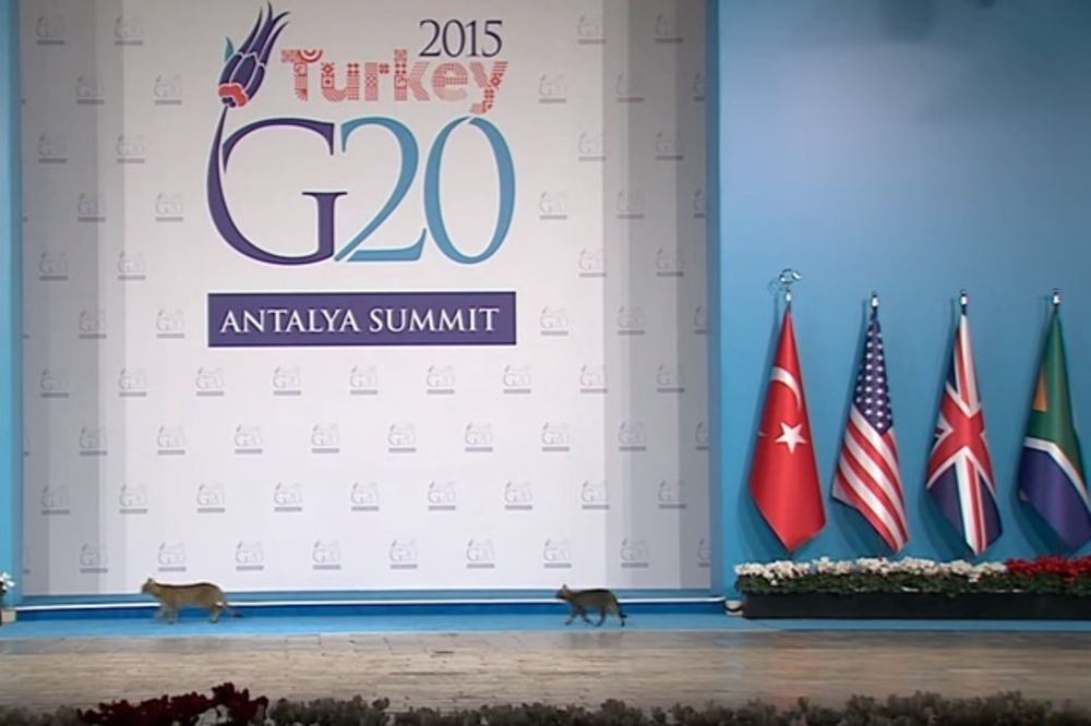 NI OBEZBEĐENJE IH NIJE PRIMETILO: Evo ko je zasenio i Putina i Obamu na samitu G20