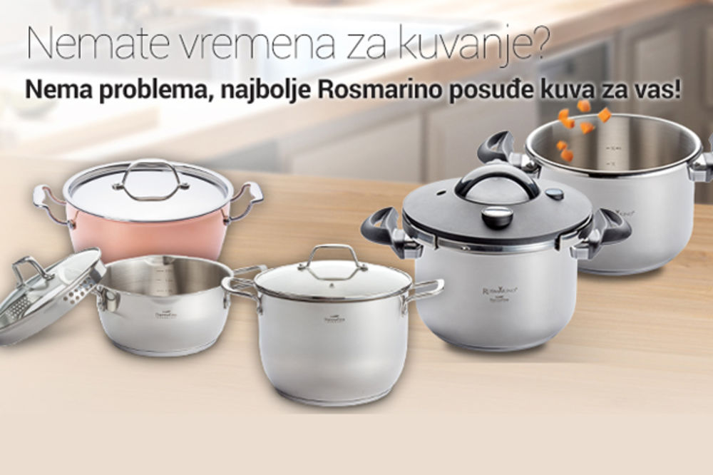 PREUZMITE 1.250 BESPLATNIH VAUČERA: Rosmarino posuđe za zdravo kuvanje, noževi, Vitapur dušeci…