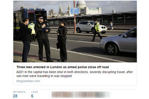 HAOS U LONDONU: Policija blokirala puteve oko metro stanice, sumnja se na teroriste