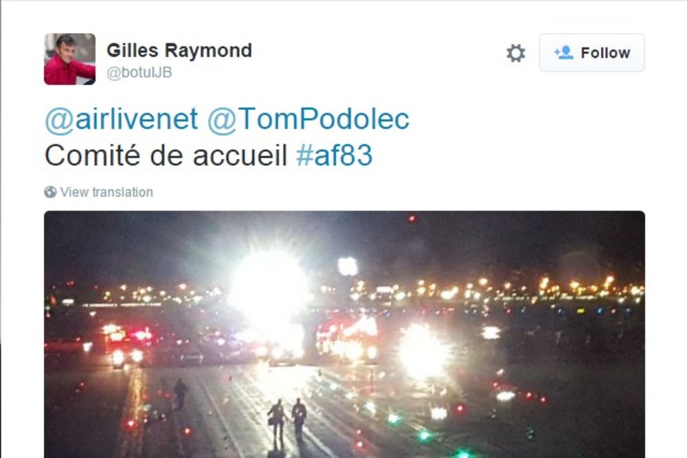 (VIDEO) DOJAVA O BOMBI: Avion Er Fransa prinudno sleteo u Montreal