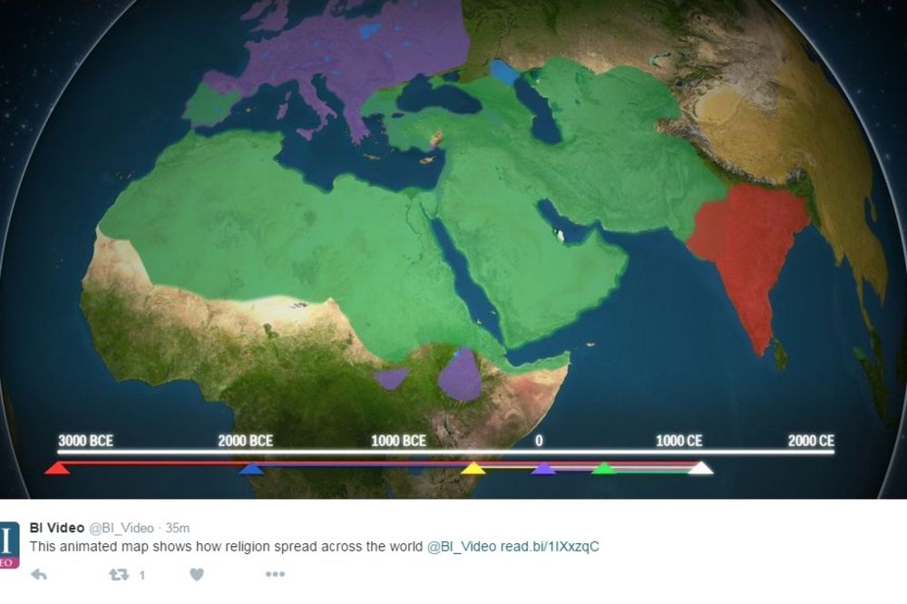 (VIDEO) ISLAM SE ŠIRI KA EVROPI: Religija muslimana najbrže se razvijala tokom istorije