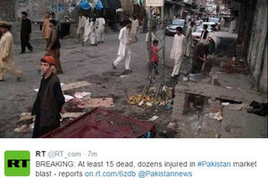 HAOS NA PIJACI U PAKISTANU: Aktivirana bomba, poginulo najmanje 10 ljudi