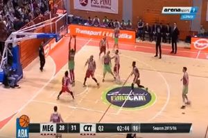 (VIDEO) NBA U SREMSKOJ MITROVICI: Pogledajte alej-up košarkaša Mege protiv Zvezde