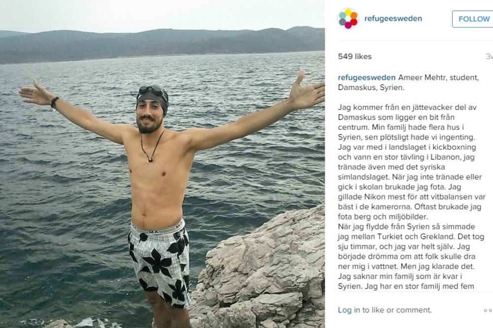 KAD BEŽIŠ OD RATA PRATI TE NADLJUDSKA SNAGA: Sirijac plivao 7 sati od Turske do Grčke