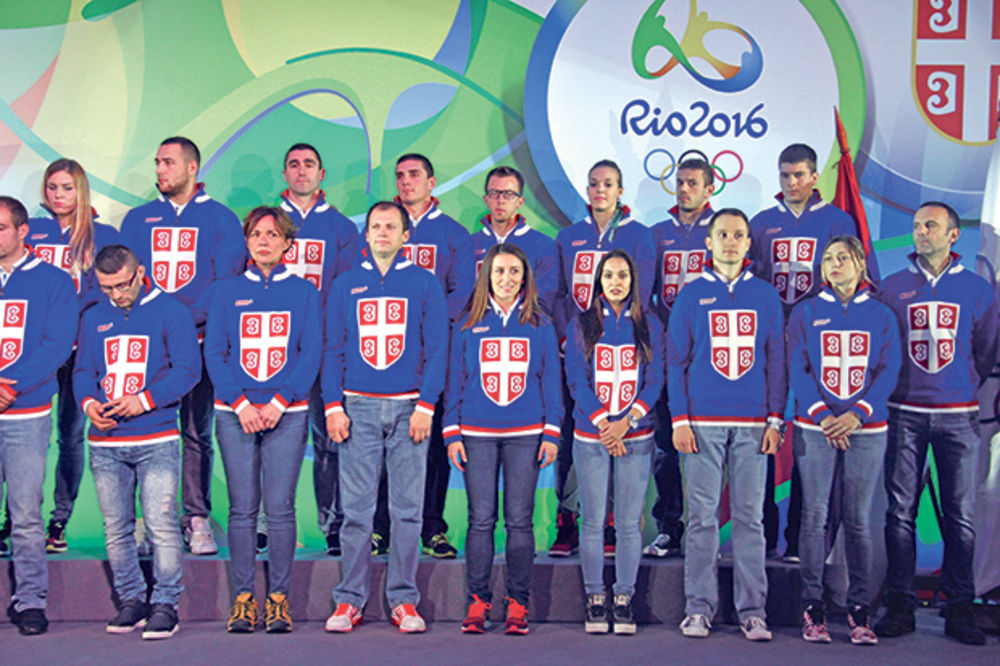PUTUJU NA OLIMPIJADU: 70 srpskih junaka za Rio