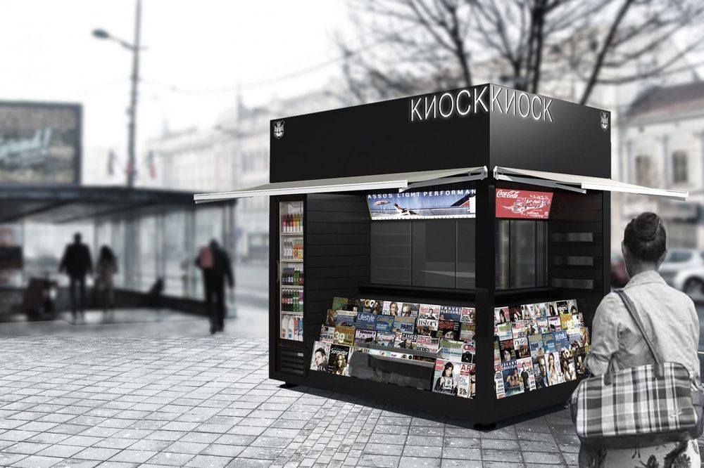 (FOTO) NOVE TRAFIKE: Evo kako će izgledati kiosci u centru Beograda!