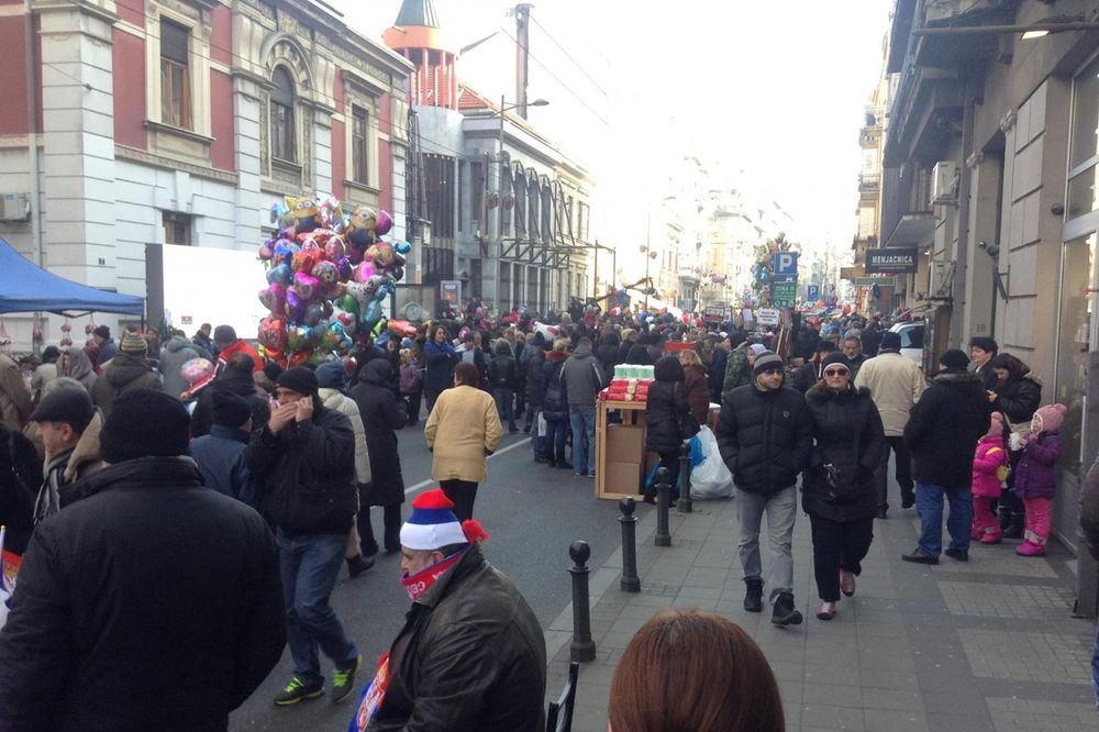 POD SLOGANOM RADOST DECI: Ulica otvorenog srca 1. januara u centru Beograda