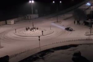 (VIDEO) HIT SNIMAK IZ NIŠA: Sneg i kružni tok opasni za vozače