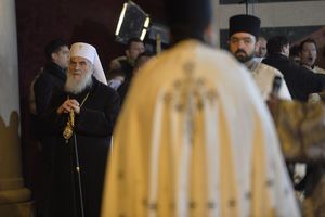 HRISTOS SE RODI: Patrijarh Irinej na liturgiji u Hramu Svetog Save!