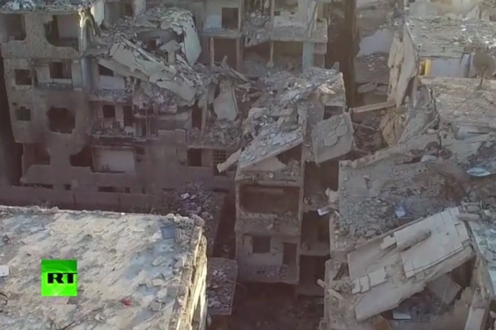 (VIDEO) SVUDA PUSTOŠ I JAD: Ovako izgleda sirijski Damask snimljen dronom