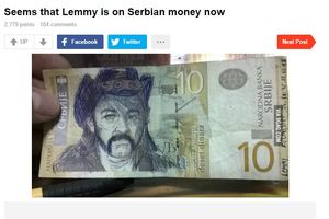 FANOVI MOTORHEDA NE ZABORALJAJU SVOG IDOLA: Lemi na srpskoj novčanici od 10 dinara
