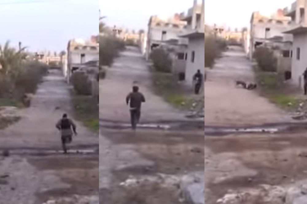 (VIDEO) KAO GLINENI GOLUB: Ovako je snajper pokosio novinara u Siriji