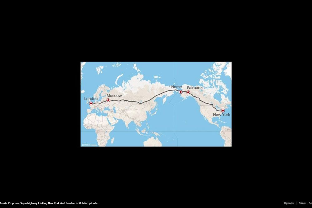 (FOTO) PREKO SIBIRA I ALJASKE: Rusi predlažu gradnju super autoputa od Londona do Njujorka