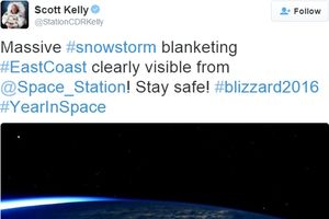 (FOTO) ASTRONAUT ZABELEŽIO NESVAKIDAŠNJE FOTOGRAFIJE Pogledajte kako se snežna oluja vidi iz svemira