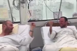 (VIDEO) ZIMI, ZAMI, ZUM: Evo kako su povređeni skijaši u bolnici odredili ko će prvi na operaciju
