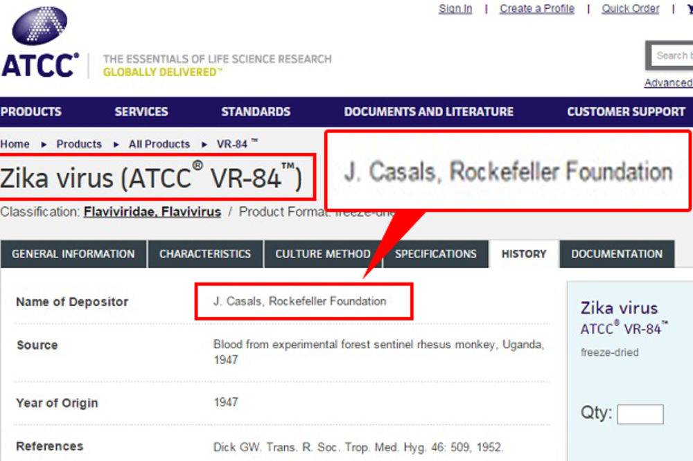 (VIDEO) SMRTONOSNI VIRUS NA TRŽIŠTU: Fondacija Rokfeler na internetu prodaje virus zika!