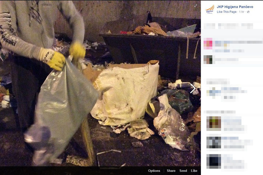 (FOTO) NISU MOGLI DA VERUJU SVOJIM OČIMA: Radnici Higijene Pančevo pored kontejnera pronašli...