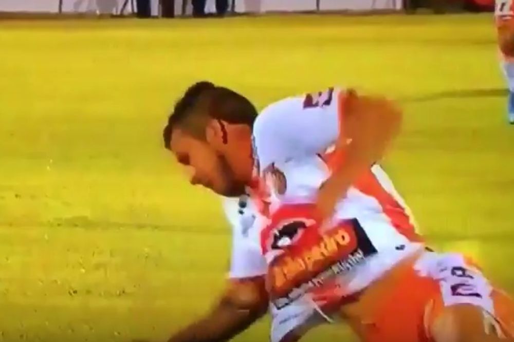 UZNEMIRUJUĆI VIDEO: Stravična povreda fudbalera Kobresala