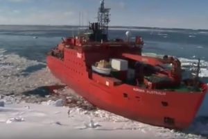 (VIDEO) OKOVANI SNEGOM I LEDOM: 68 ljudi zaglavljeno na ledolomcu na Antarktiku