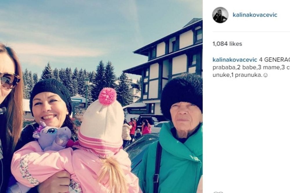 (FOTO) ŽENSKI RODOSLOV: Kalina Kovačević uživa sa ćerkom, mamom i bakom na planini