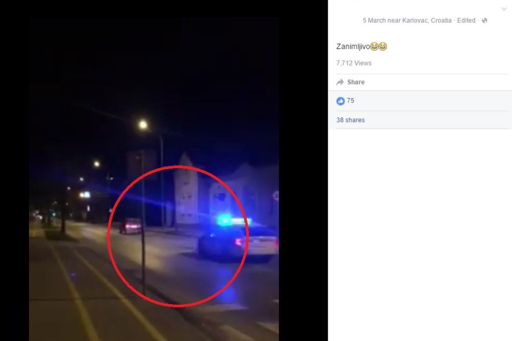(VIDEO) DA LI IM JE UMAKAO? U crvenom jugu bežao od policije ulicama Karlovca!