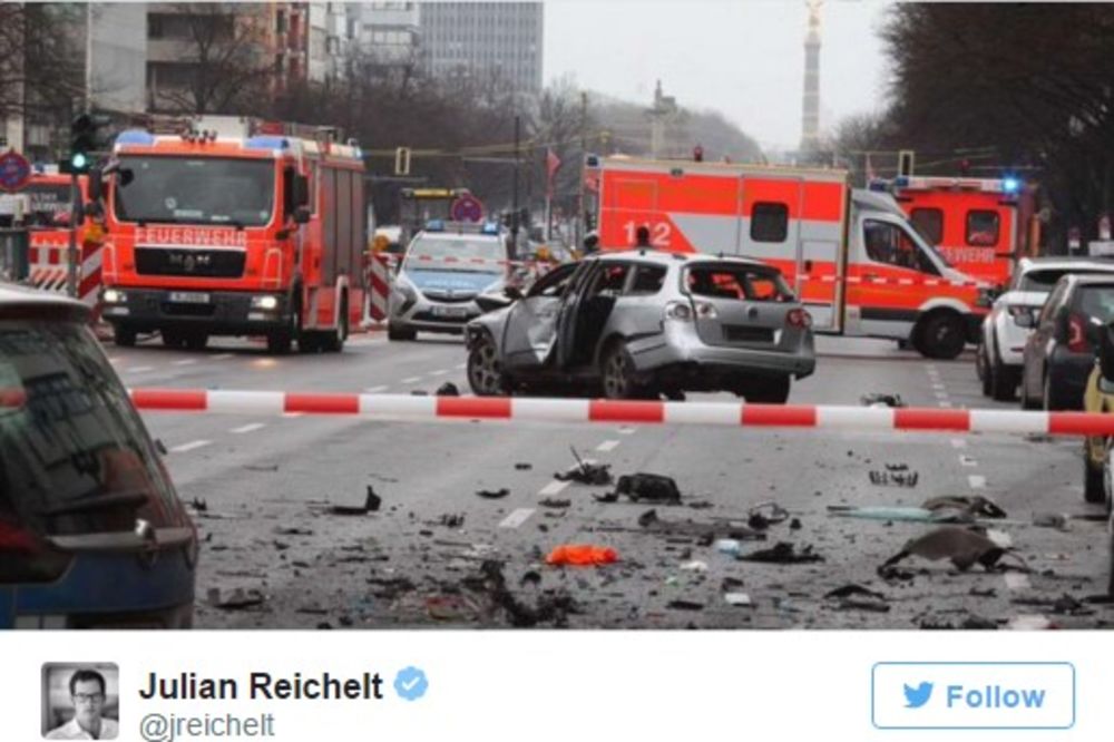 (VIDEO) NIJE TERORISTIČKI AKT: Eksplozija automobila bombe, vozač poginuo!