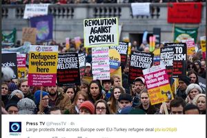 IZBEGLICE DOBRODOŠLE: Protesti širom Evrope u znak podrške migrantima