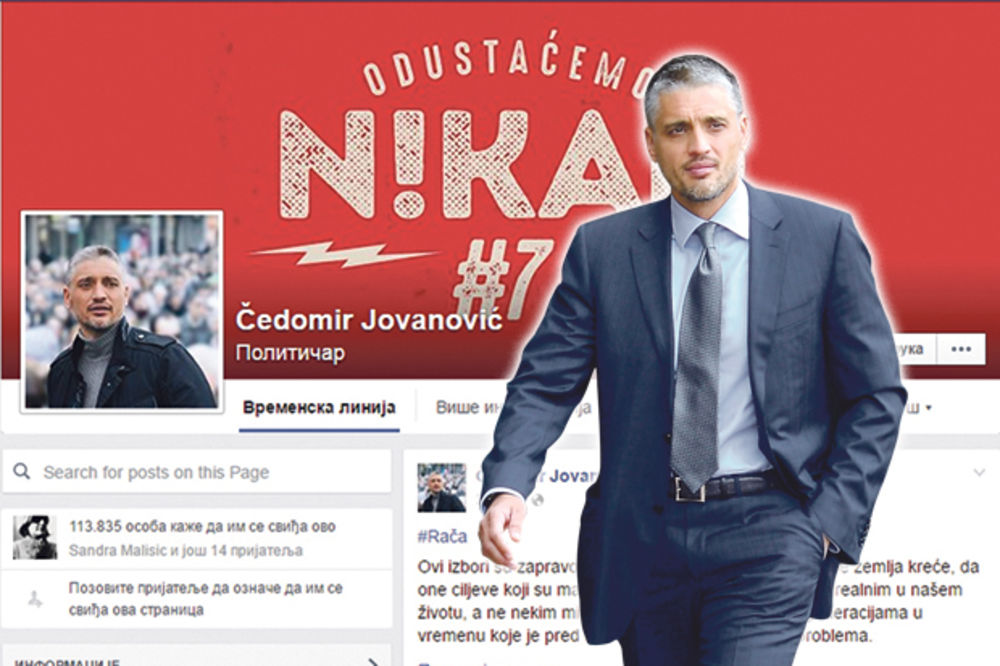 SAJBER-KAMPANJA: Čedomira Jovanovića najviše lajkuju na Fejsbuku!