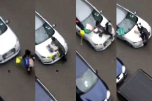 (UZNEMIRUJUĆI VIDEO 18+) STRAVA U BRISELU Autom udarili muslimanku, zgazili joj noge i opalili selfi