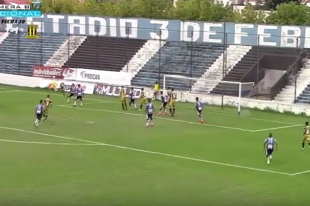 (VIDEO) ŠTA LI TEK RADE PRVOLIGAŠI: Pogledajte spektakularni gol u argentinskoj drugoj ligi