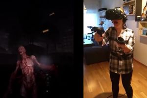 (VIDEO) TEHNOLOŠKI HOROR: Vrištala je i drhtala od straha kad je iskusila virtualnu stvarnost