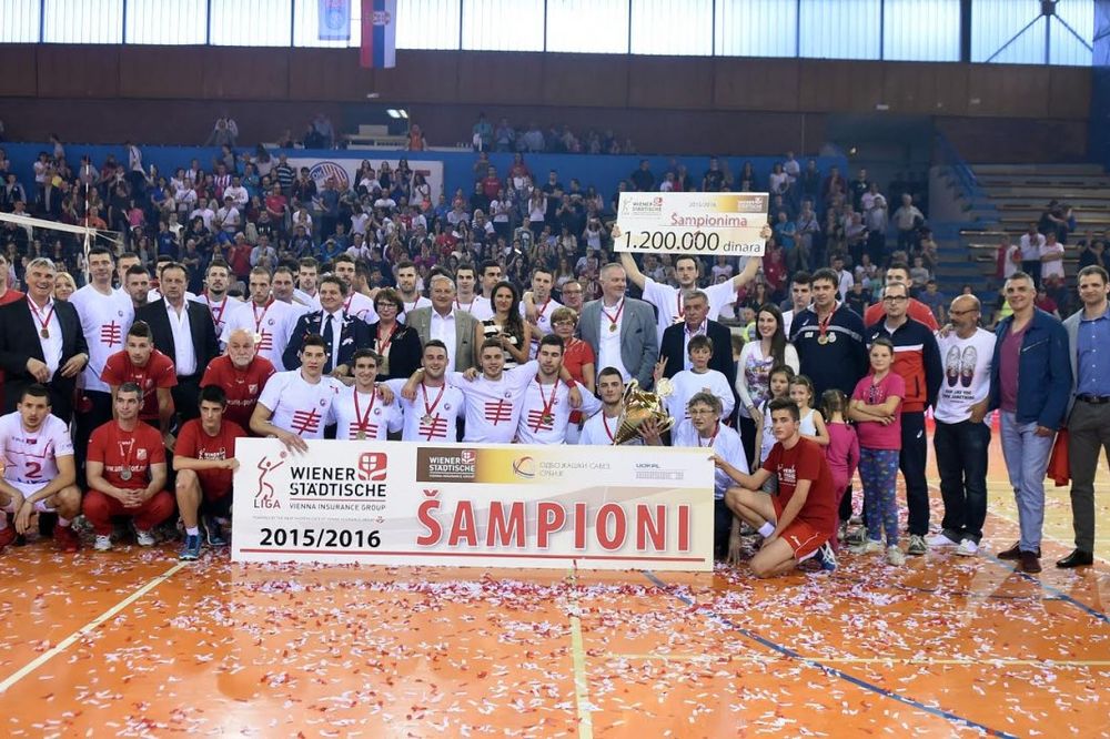 DOMINACIJA: Odbojkaši Zvezde osvojili 12. titulu prvaka Srbije, petu uzastopnu