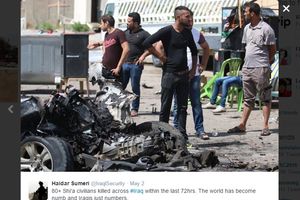 KRVOPROLIĆE U BAGDADU: 64  mrtvih, 87 ranjeno u eksploziji auta bombe, ID preuzela odgovornost