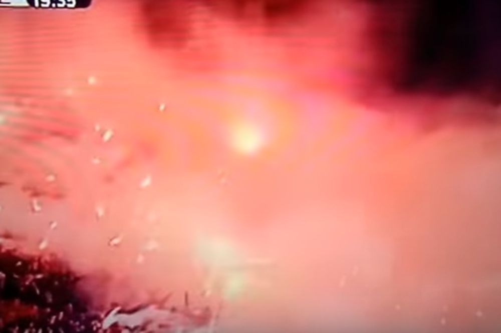(VIDEO) HAOS U SKOPLJU: Navijači Škendije izviždali makedonsku himnu i napravili pustoš na stadionu