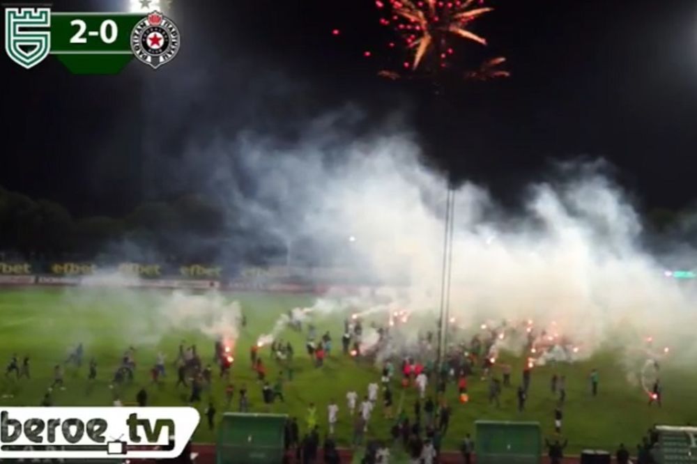 (VIDEO) CRNO-BELI IZGUBILI U BUGARSKOJ: Fudbaleri Partizana uveličali 100. rođendan Beroa