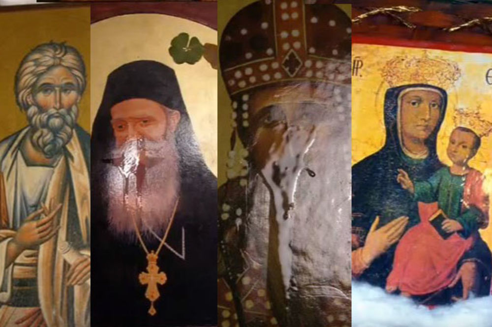 (VIDEO) SNIMAK KOJI ĆE VAS NAJEŽITI: Ikone plaču u srpskim manastirima i crkvama