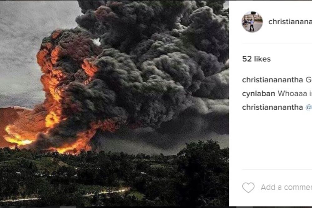 (VIDEO/FOTO) APOKALIPTIČNE SCENE: Indonežanski vulkan Maunt Sinabung seje smrt!