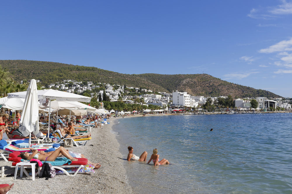 Turisti, Plaža, Turska, Halk