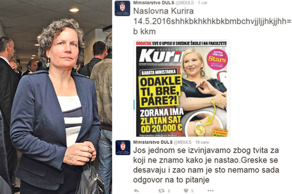 KORINO MINISTARSTVO: Zorana, odakle ti sat?