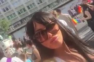 (VIDEO) TAMARA PARADIRALA U BEČU: Ovako je klaberka podržala gej populaciju
