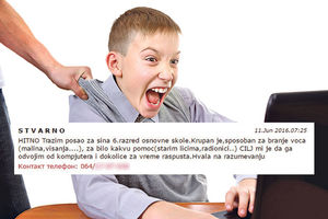 SIN JE ZAVISAN OD IGRICA, ŠALJEMO GA U NADNICU: Roditelji iz Čačka dali neobičan oglas!