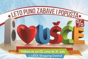 Mesto za najbolju letnju zabavu u gradu je Ušće Shopping Centar
