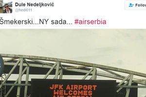 VELIKA DOBRODOŠLICA ZA ER SRBIJU: Srpski erbas 330 sleteo u Njujork!