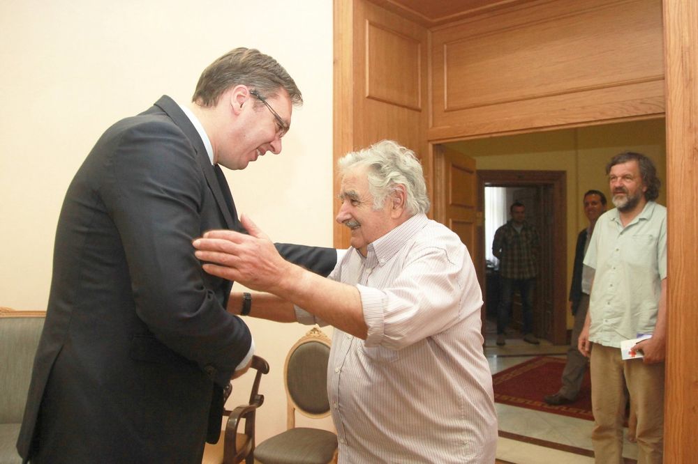 LEGENDARNI PREDSEDNIK URUGVAJA U BEOGRADU Vučić se sastao sa Muhikom